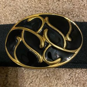Nan Lewis Vintage Belt Gold/Black